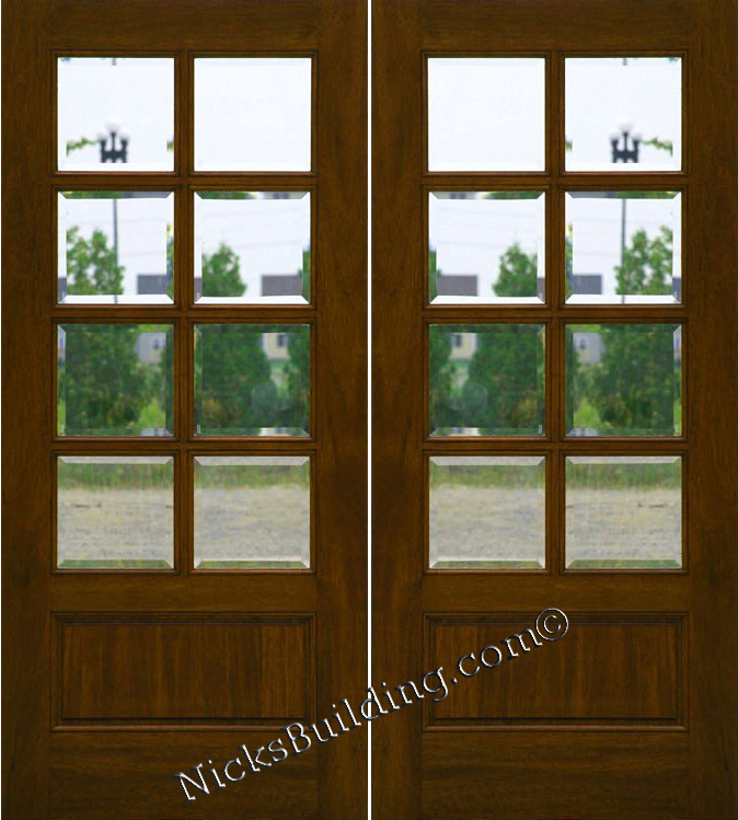Exterior French Doors Exterior French Doors Beveled Glass